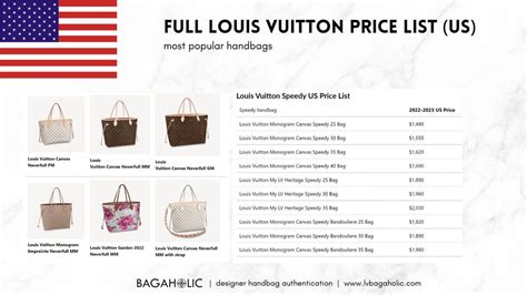 lv bags price in usa|lv bag price list.